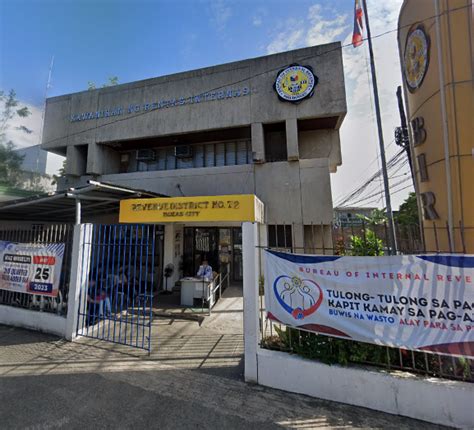 Revenue District Office No. 72 – Roxas City, Capiz.
